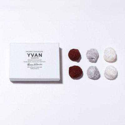 YVAN VALENTIN イヴァンヴァレンティン トリュフ チョコ　6個　2箱 イヴァン・ヴァレンティン」2022年バレンタインチョコレート、人気