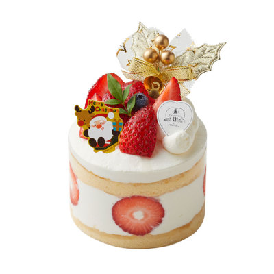 あまおう苺のクリスマスデコ3号＜12月24日午後5時から午後6時受け取り＞