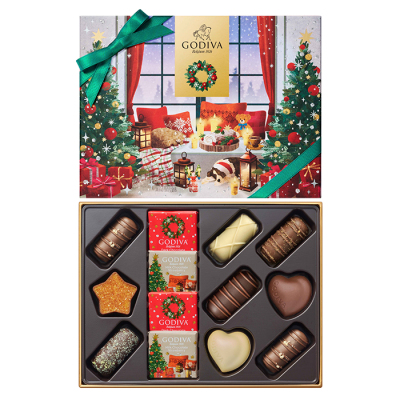 ゴディバ ブッシュ ド ノエル アソートメント 13粒入