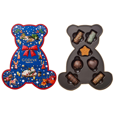 ゴディバ ブッシュ ド ノエル ベア セレクション 7粒入