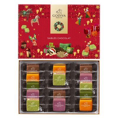 ゴディバ ホリデー サブレショコラ 14個入