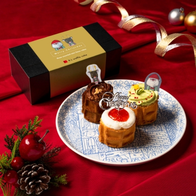 3種のミニクリスマスケーキ