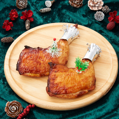 炭焼薩摩ハーブ悠然どり もも照焼(2本入り)＜12月24日受け取り＞