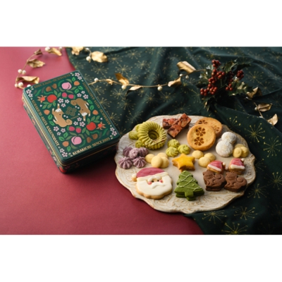 KURAKICHIあきたフルーツクッキー缶(クリスマスアソート)