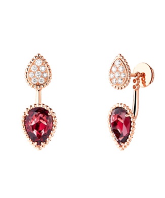 セルパンボエム 2モチーフ シングル スタッズイヤリング