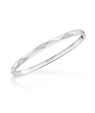 ローレンス グラフ シグネチャー ファセット パヴェ ダイヤモンド バングル