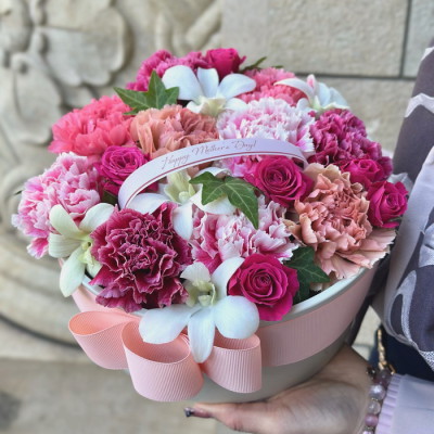 生花アレンジメント フラワーカーペット