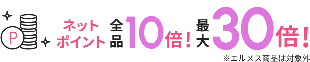ネットポイント全品10倍！ 最大30倍！