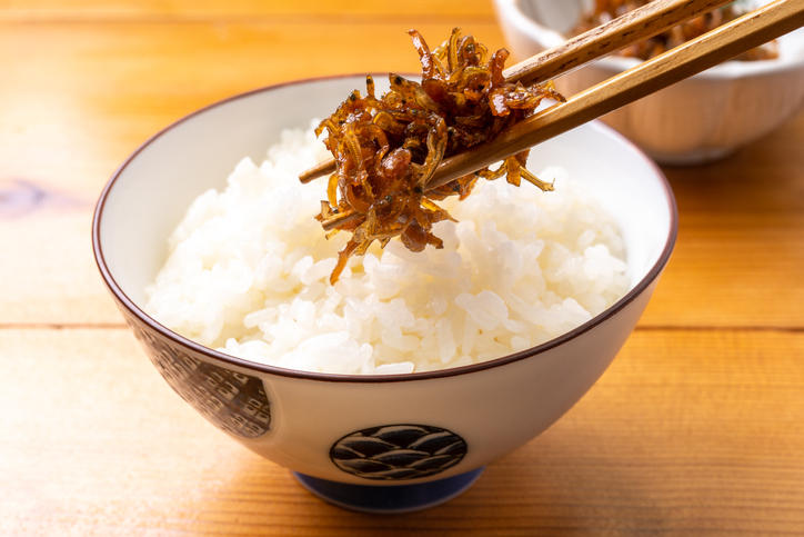 白ごはんと佃煮