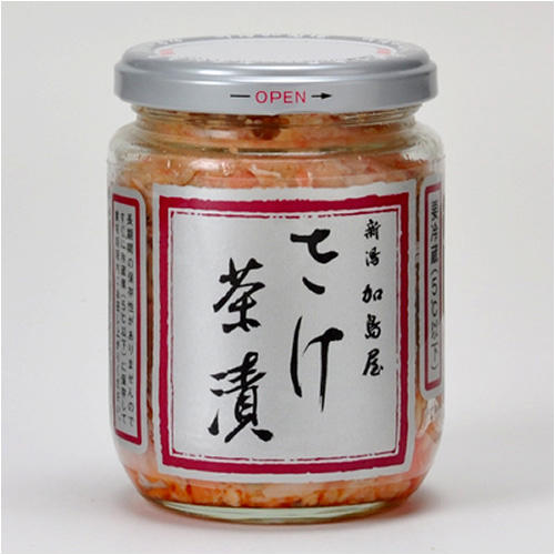 瓶入りの鮭茶漬け用のフレーク。