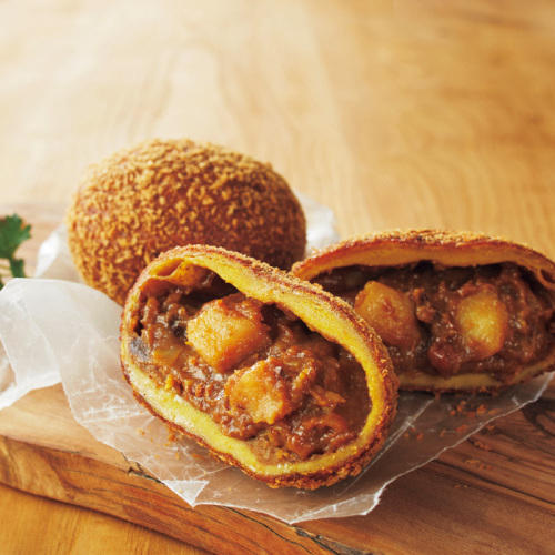 ハウス カレーパンノヒの「冷凍カレーパン6個セット（バーモント・ジャワ・欧風 各2個）」