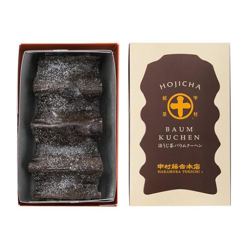 「中村藤吉本店」ほうじ茶バウムクーヘン（カット）の外観