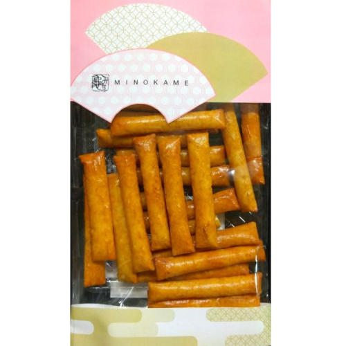 ピンクとベージュのパッケージに入ったみ乃亀の「棒錦 1袋」