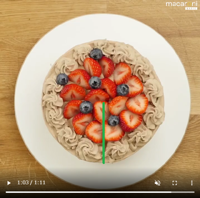 ケーキを切る方法の解説画像