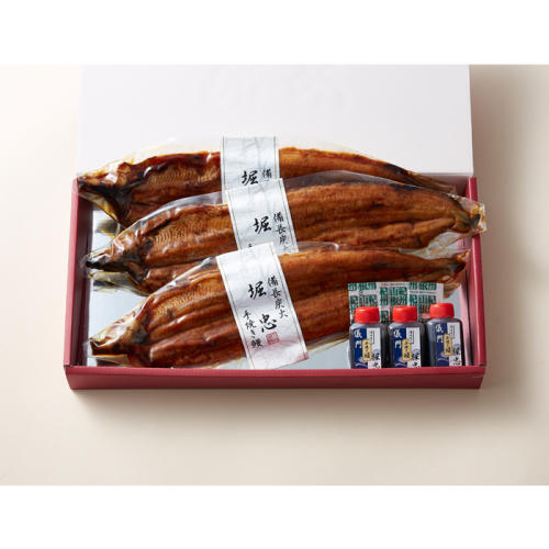 「堀忠」手焼き鰻3尾の外観