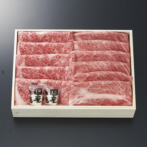 「精肉専門店　つの田」黒毛和牛すき焼き用ロース・肩ロース 700gの外観
