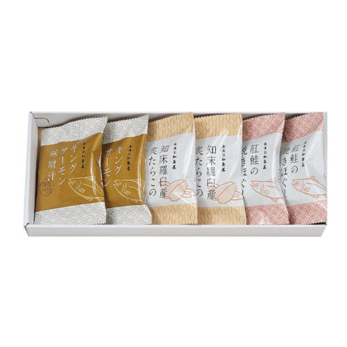 白い茶碗に入った加島屋の「フリーズドライ詰合せ」