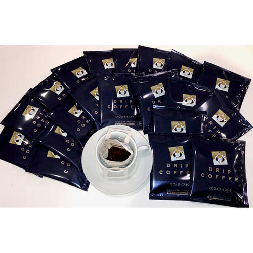 ロイヤルフレーバー ドリップコーヒー カフェティスト 20袋のパックとカップ