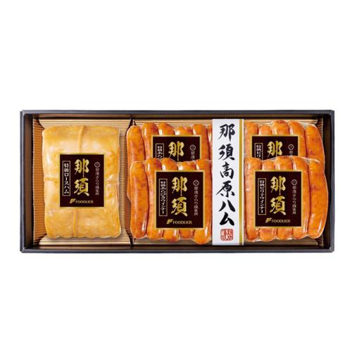ハムやウインナーが入った「フードリエ」の「那須ギフトハム・ウインナーセット（NSB-60GNK）」