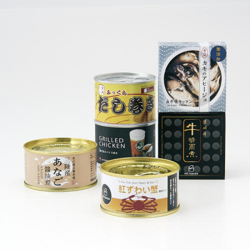 ミスターカンソ ショップの6種類の缶詰