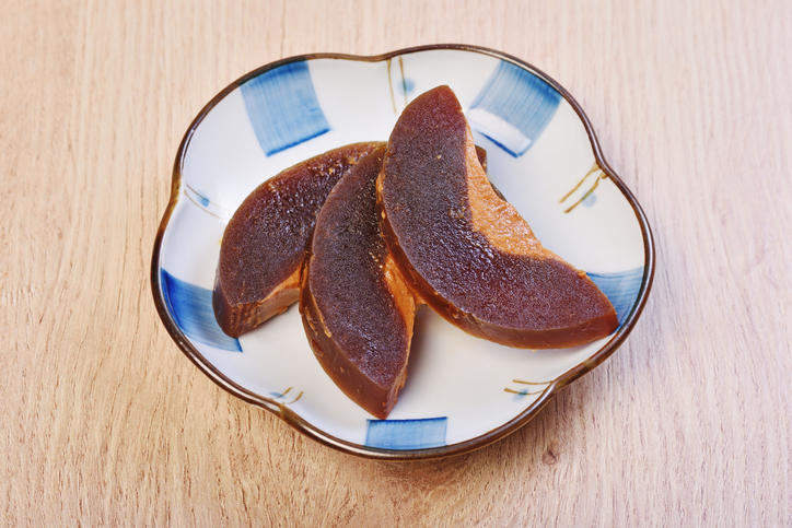 スライスした奈良漬