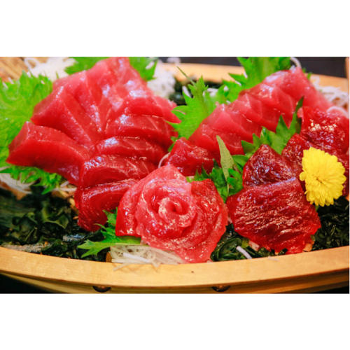 脇口水産の「トロめばち鮪食べ比べ」