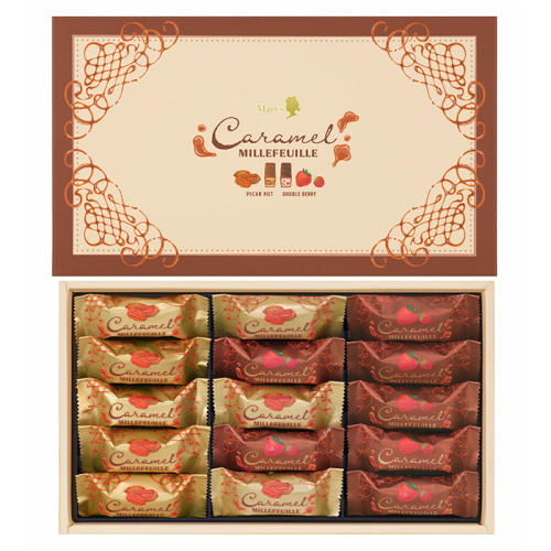 濃幸キャラメルミルフィーユのパッケージ中身