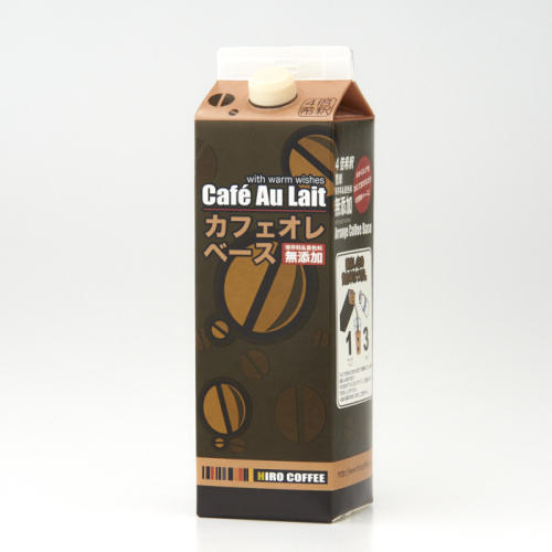 コーヒーギャラリーヒロ 無添加 カフェオレベースのパック