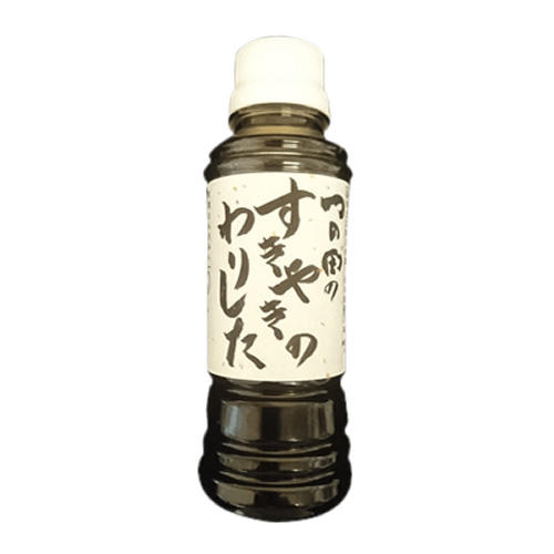 「精肉専門店　つの田」つの田オリジナルすき焼き用わりしたタレのボトル