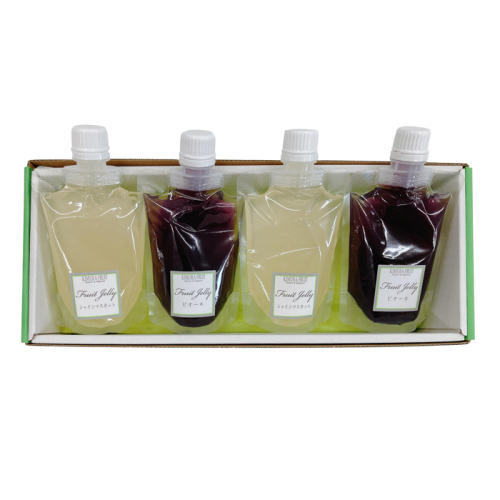 ぶどうの飲むゼリー アソートのパッケージ中身