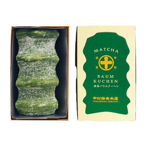 「中村藤吉本店」抹茶バウムクーヘン（カット）の外観