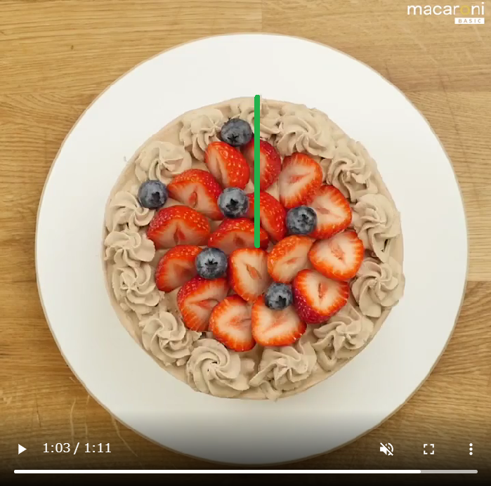 ケーキを切る方法の解説画像