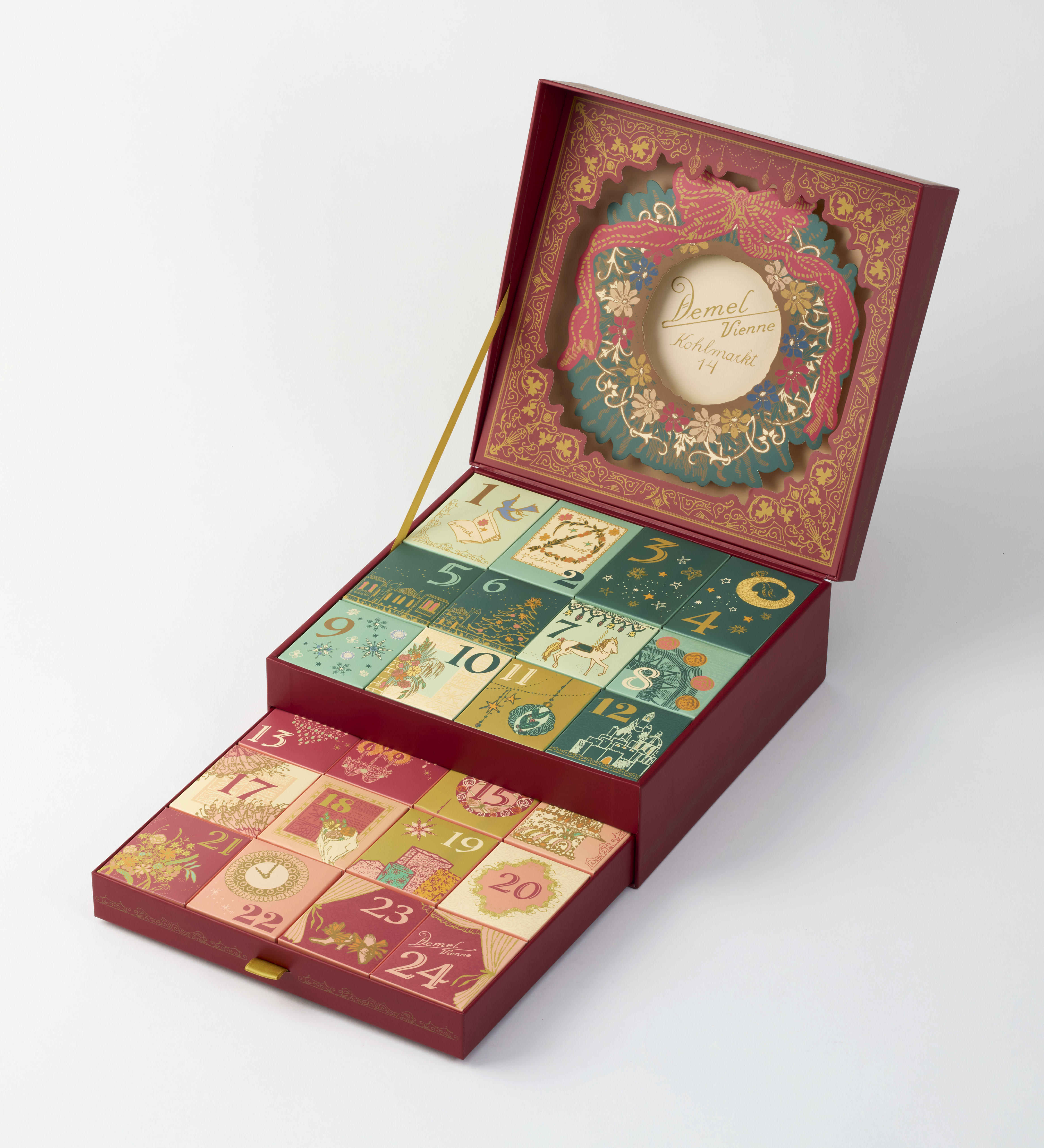 デメル アドヴェントカレンダー中身の画像