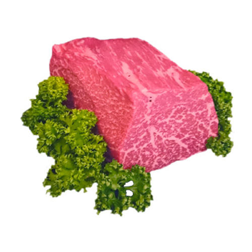 ローストビーフ用の三重県産松阪牛ももブロック肉が置かれている