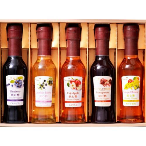 箱に入ったオスヤ 飲む酢デザートビネガーギフト5本