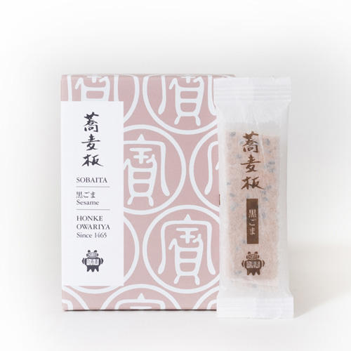 本家 尾張屋 蕎麦板のパッケージと箱