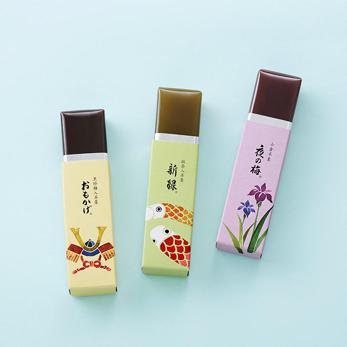 とらやの限定羊羹の様子