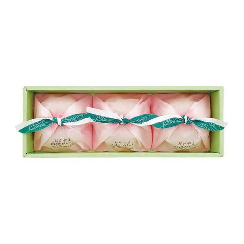 おかやま白桃ゼリーのパッケージ中身