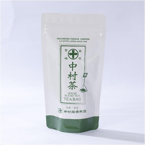 「中村茶ティーバッグ」が入ったパックが置かれている