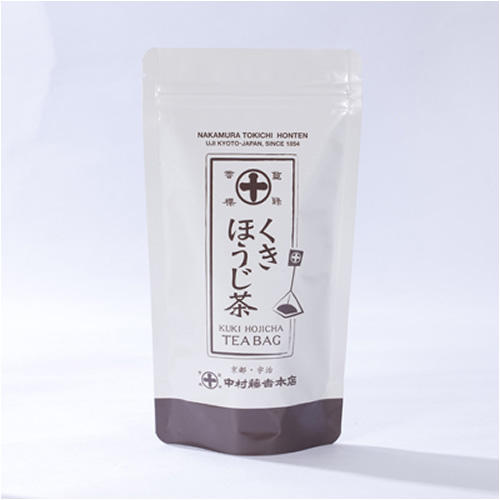 「くきほうじ茶ティーバッグ」が入ったパックが置かれている