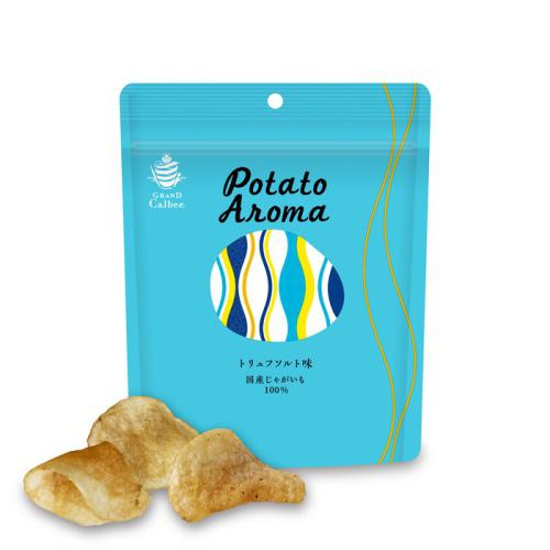 青い袋に入ったグランカルビー PotatoAroma トリュフソルト味