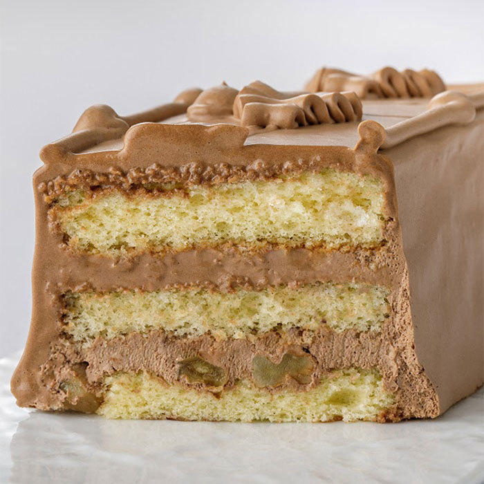 チョコレートケーキの断面
