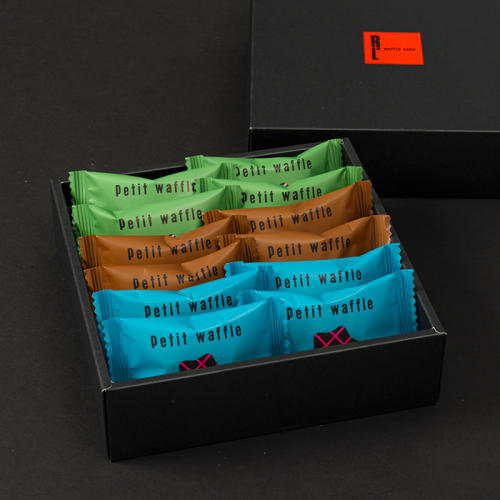 プティワッフル12個セットのパッケージ中身