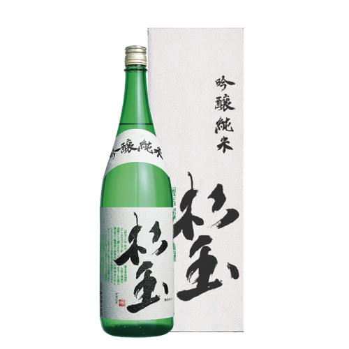 白い箱に入った【日本酒(純米吟醸酒)】青森県〔桃川〕吟醸純米 杉玉 1,800ml