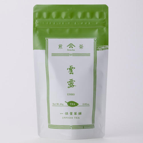 袋入りの一保堂茶舗 煎茶雲露