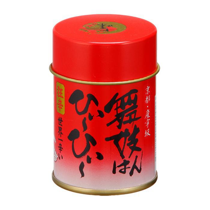 「おちゃのこさいさい」舞妓はんひぃ～ひぃ～七味 缶