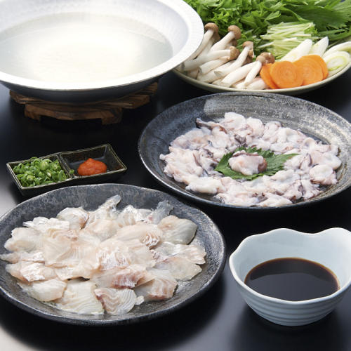 「明石蛸仙人」の「明石しゃぶしゃぶセット」