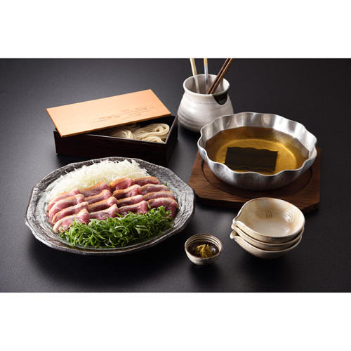 「下鴨茶寮」の「合鴨と葱の出汁しゃぶ」