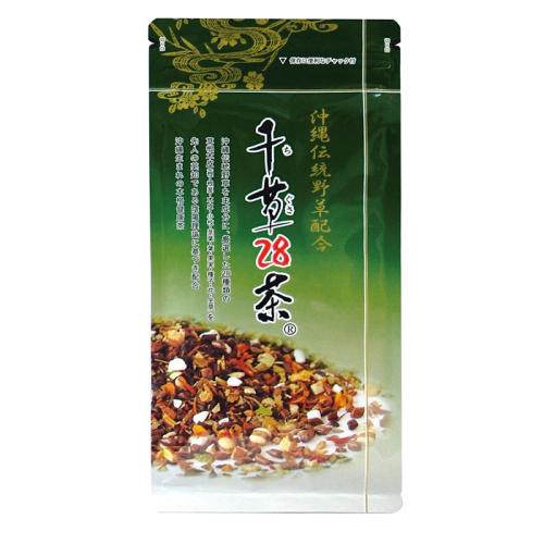 千草物産の千草28茶 キザミタイプの緑色のパッケージ