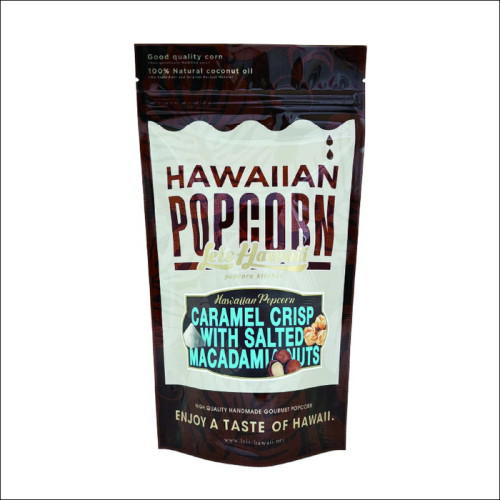 マカダミア with ハワイアンキャラメルクリスプのパッケージ